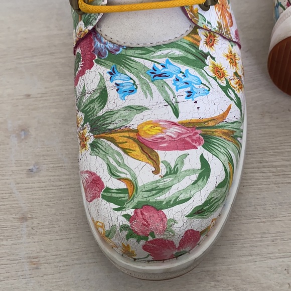Cat Floral Design Work Boots, Weathered - Picture 10 of 11